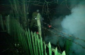 В Туле в районе Скуратово сгорел дачный дом
