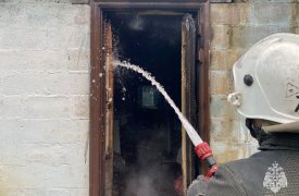 Пожарные спасли женщину на пожаре в Суворовском районе Тульской области