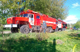 Два пожара потушили за сутки тульские спасатели
