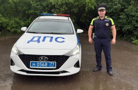 Сотрудник Госавтоинспекции оказал первую помощь потерявшему сознание водителю автобуса, устроившему массовое ДТП в Туле