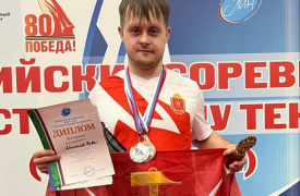Туляк стал трехкратным призером Всероссийских соревнований на настольному теннису спорта ЛИН