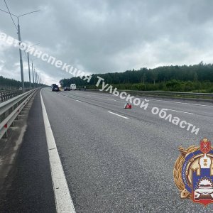 Женщина с ребенком пострадали в аварии под Тулой