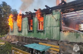 Мужчина погиб на пожаре в Алексине