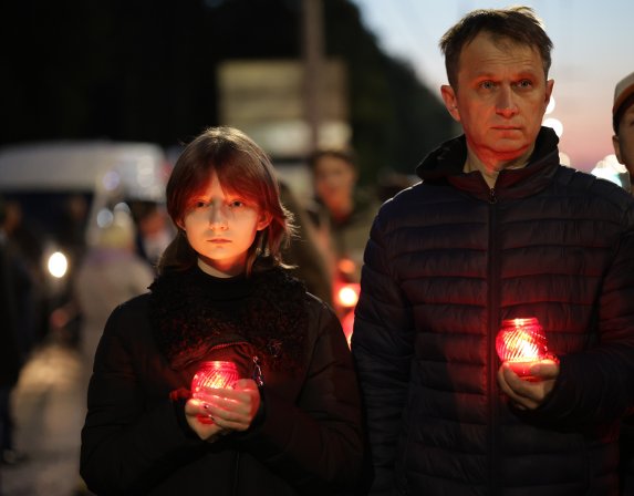 В Туле зажглась «Свеча памяти»