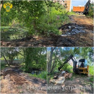 Свалки у Павшинского моста в Туле убрали после вмешательства прокуратуры