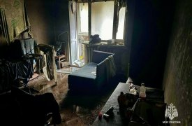 В Алексине спасли мужчину из горящей квартиры