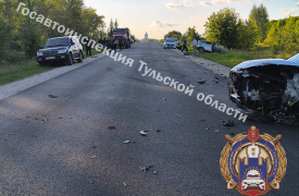 Водитель «ВАЗ» погиб в аварии с  Changan в Кимовском районе Тульской области