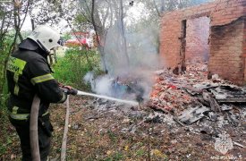 Четыре пожара ликвидировали тульские спасатели за прошедшие сутки