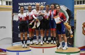 Тульские велогонщики завоевали золото чемпионата России на омском треке