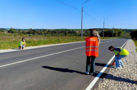 Капитальный ремонт важной автодороги завершили в Чернском районе Тульской области