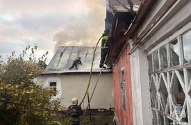 Пенсионер пострадал на пожаре в частном доме на Косой Горе