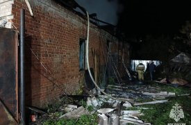 Пенсионерка погибла при пожаре в частном доме в Дубенском районе Тульской области 