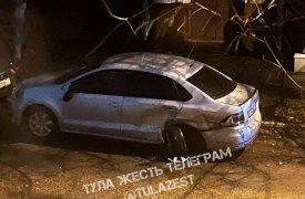 В центре Тулы неизвестный устроил массовую аварию и скрылся