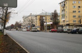 В Туле завершили ремонт проспекта Ленина