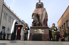 Открытый в Туле памятник солдатам Первой мировой войны освятил митрополит