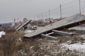 Почему на Восточном обводе Тулы срезают рекламные щиты
