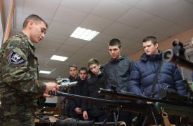 Спецназ провел для тульских школьников необычный урок ОБЖ