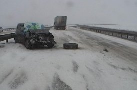 В аварии на трассе 