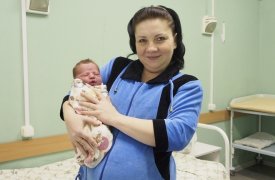 Первый мальчик в Туле 2015 года родился в многодетной семье