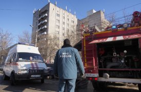 В общежитии педагогического университета Тулы произошел пожар