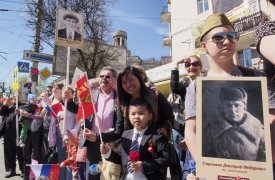 На площадь Ленина в Туле вышел Бессмертный полк