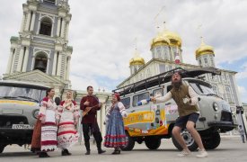 Автопробег «Путешествие мира» снял в Туле кадры для фильма о туризме