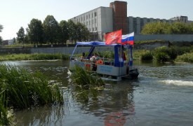 В Туле начал курсировать речной трамвайчик