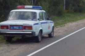 Под Тулой, в съехавшей в кювет 
