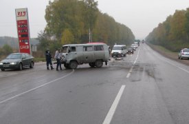 На трассе под Тулой столкнулись 