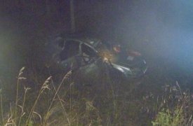 В перевернувшей под Тулой иномарке 14-летняя школьница сломала руку