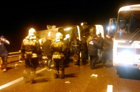 Водителя перевернувшегося под Тулой автобуса уже штрафовали за вождение транспорта с неисправностями