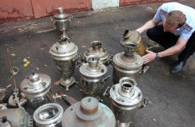 В Туле нелегалы украли самовары на 70 тыс. рублей
