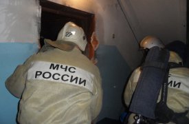 В поселке Косая Гора горела трехкомнатная квартира