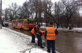 В Туле троллейбусы прекращают движение из-за потопа