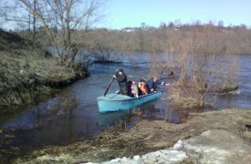 Уровень воды над двумя подтопленными мостами в Тульской области начал снижаться