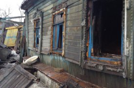 В Туле сгорел частный дом по ул. Судейского