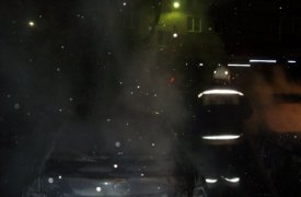 Ночью в поселке Ленинский сгорели два автомобиля