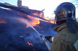 В Щекинском районе выгорел жилой дом