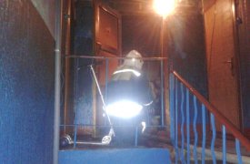 Под Тулой пожарные спасли из огня двух человек