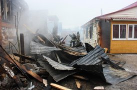 Неправильный монтаж печного оборудования мог стать причиной пожара в поселке Плеханово