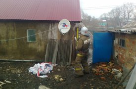 В Каменском районе сгорел чердак