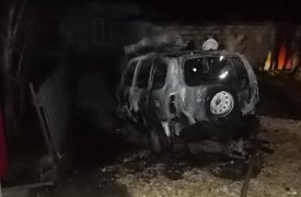 Ночью в Киреевском районе сгорела «Нива-Шевроле»