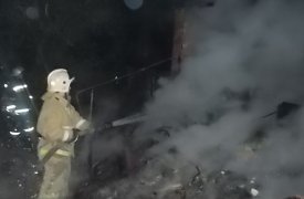 9 человек боролись с огнем в частном доме в Киреевске
