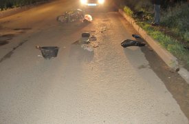 В Богородицке молодой человек перевернулся на скутере
