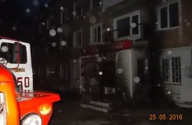 Ночью в Киреевске загорелась пристройка к дому