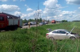 В Алексинском районе в ДТП пострадала 4-летняя девочка