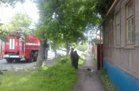 На Карла Маркса в Туле загорелся жилой дом