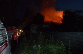Этой ночью пожар лишил туляков крова