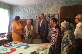 Ветераны Ефремова пригласили Виктора Дзюбу в «Землянку»