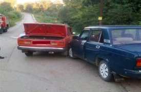 ДТП в Одоеве: столкнулись два ВАЗа
